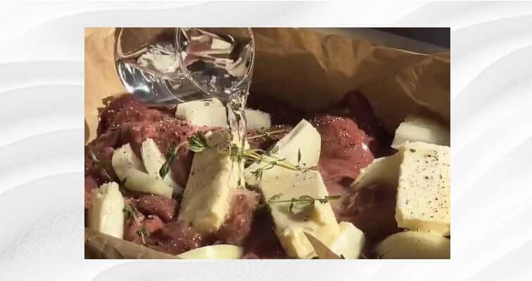 Приготовление паштета из куриной печени со сливками в духовке: шаг 3