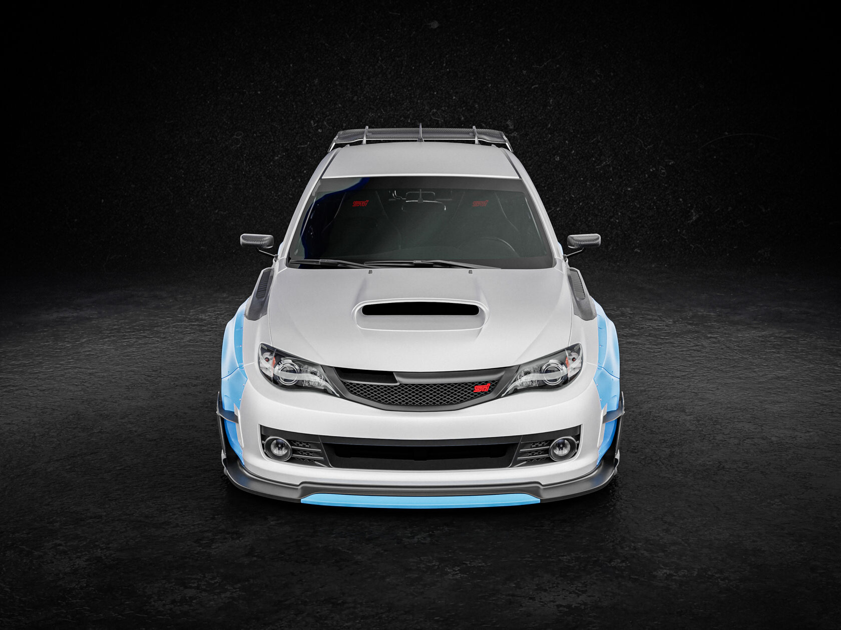 FENDERIST SPEC S AIR INTAKE GRILL SUBARU IMPREZA WRX STI GRB/GRF/GVB/GVF 07-10