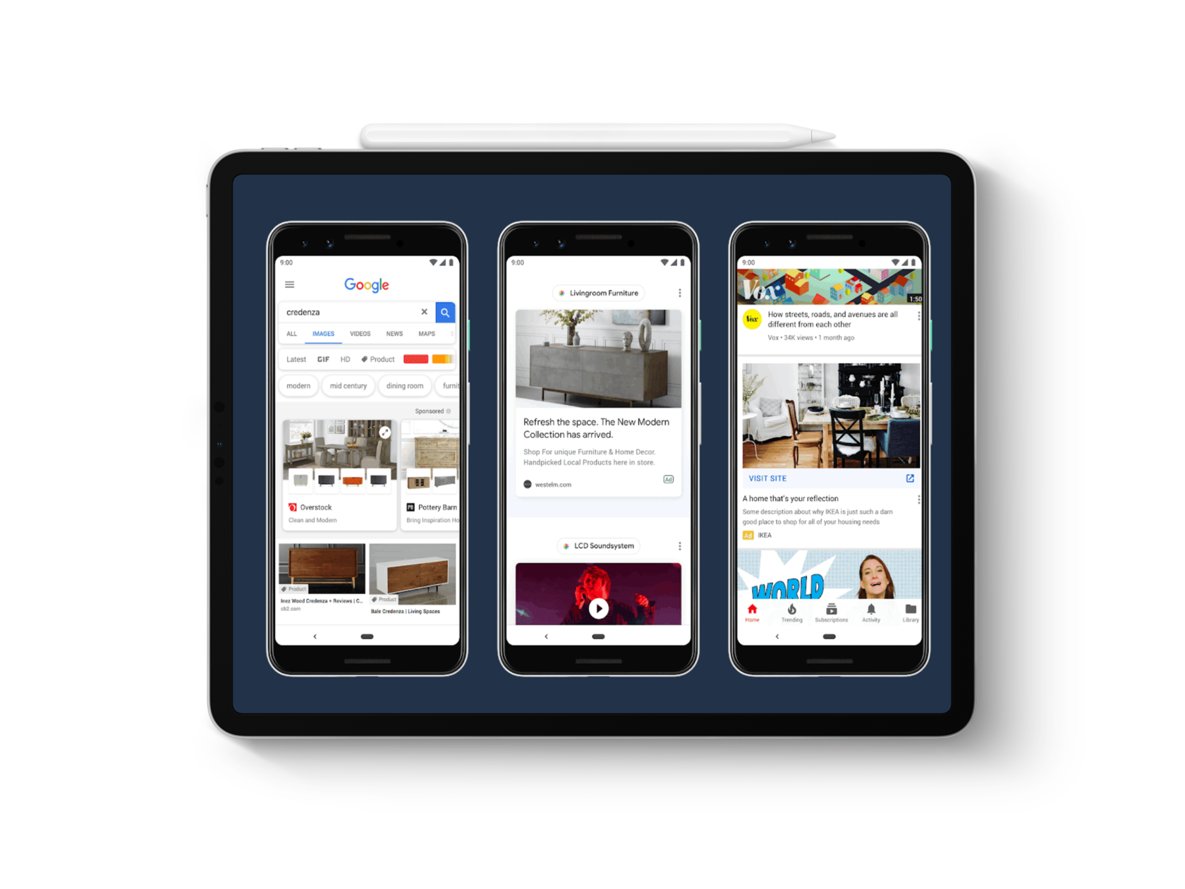Google Web Stories tablet editor