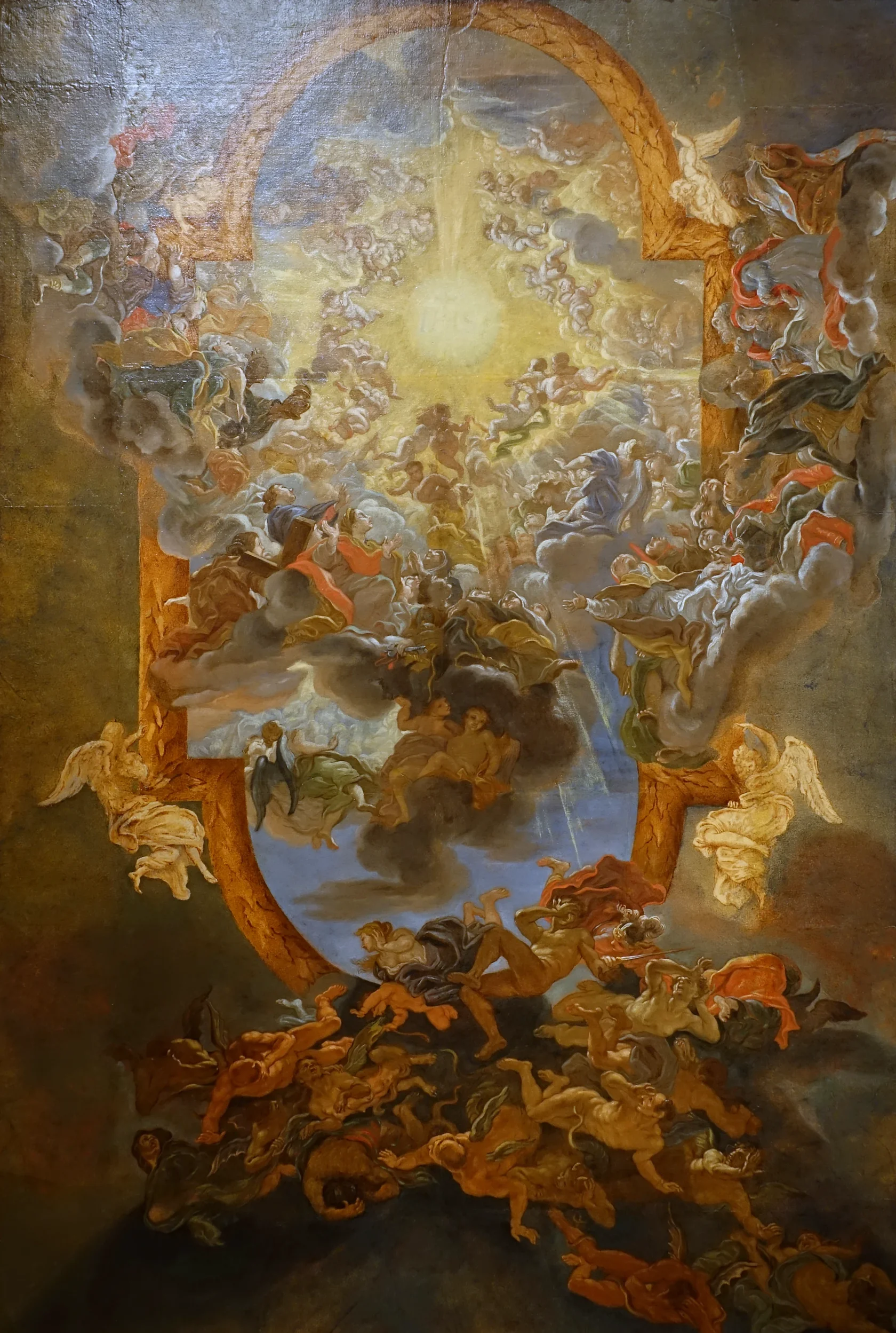Джованни Баттиста Гаулли (Бачичча), «Триумф имени Иисуса», 1676–1679