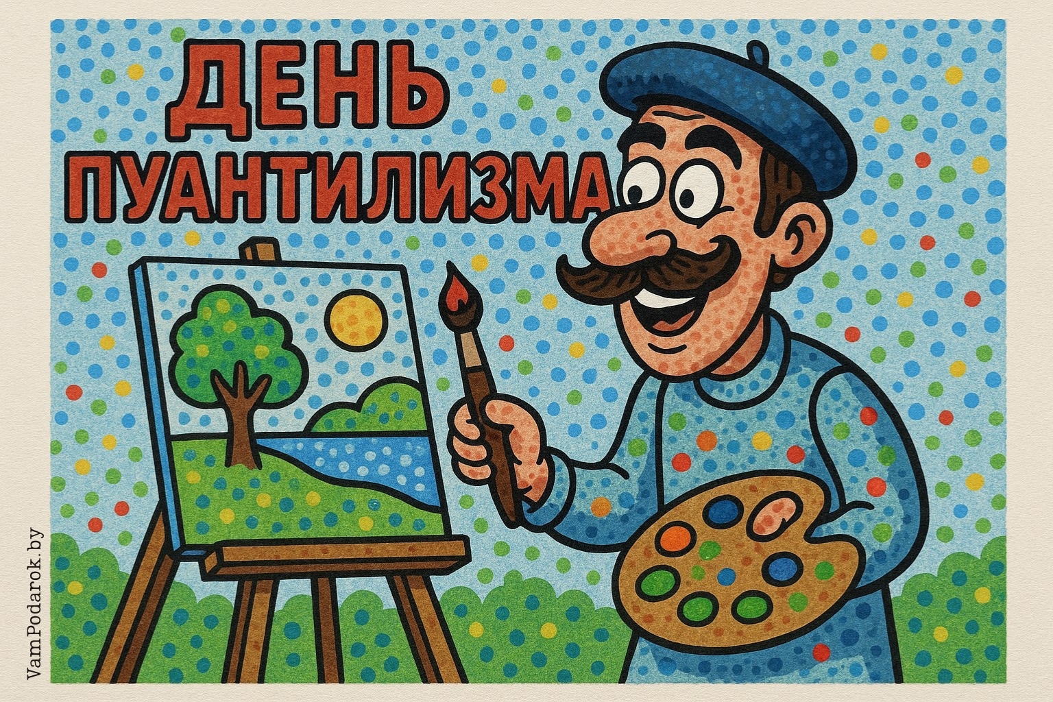 День пуантилизма – картинка