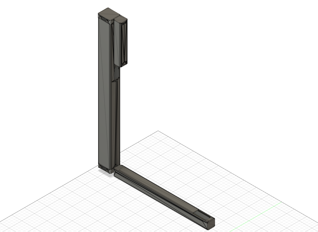 3d модель без цепи Привод дымоудаления PLR6/500