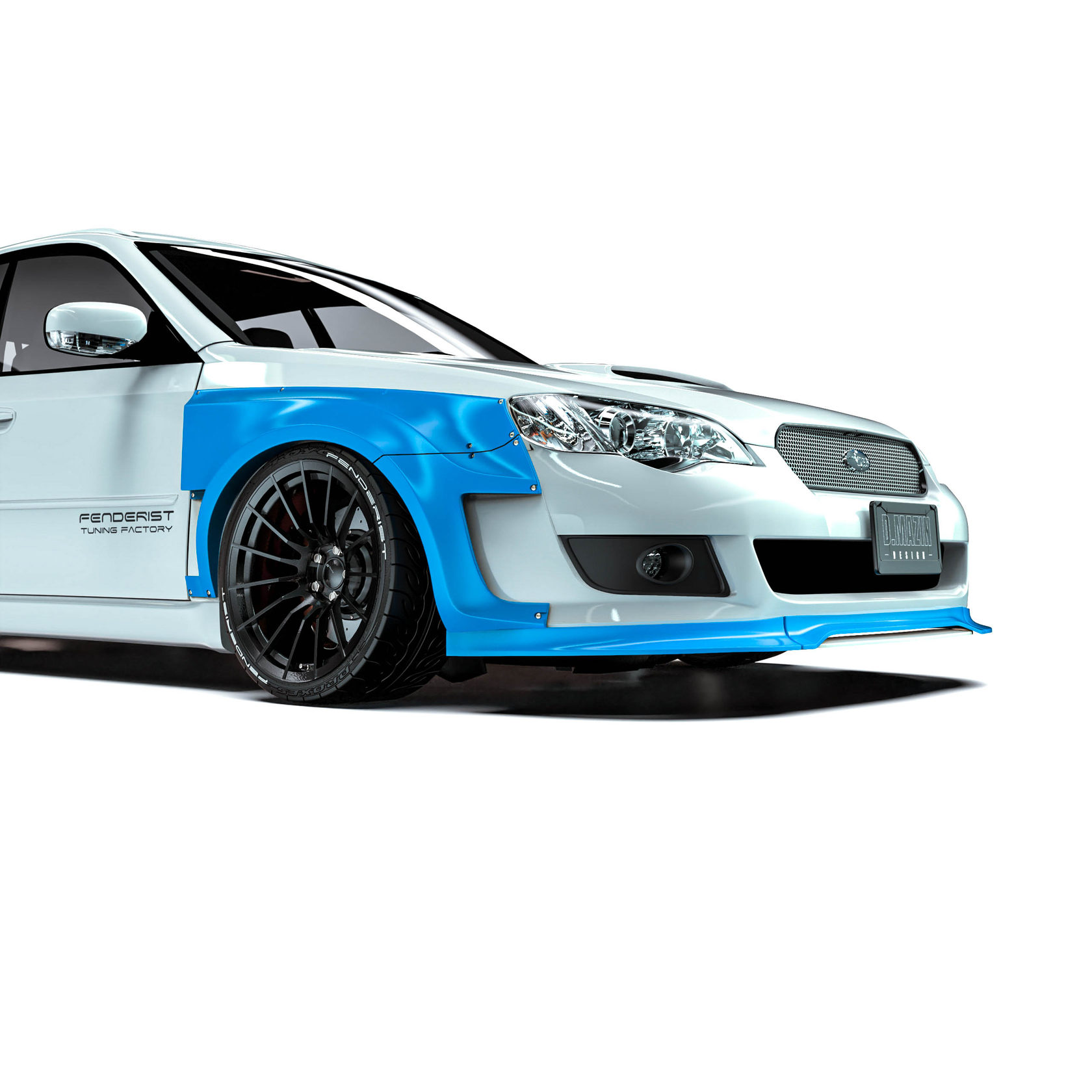 Front splitter SUBARU Legacy Wagon 06-09