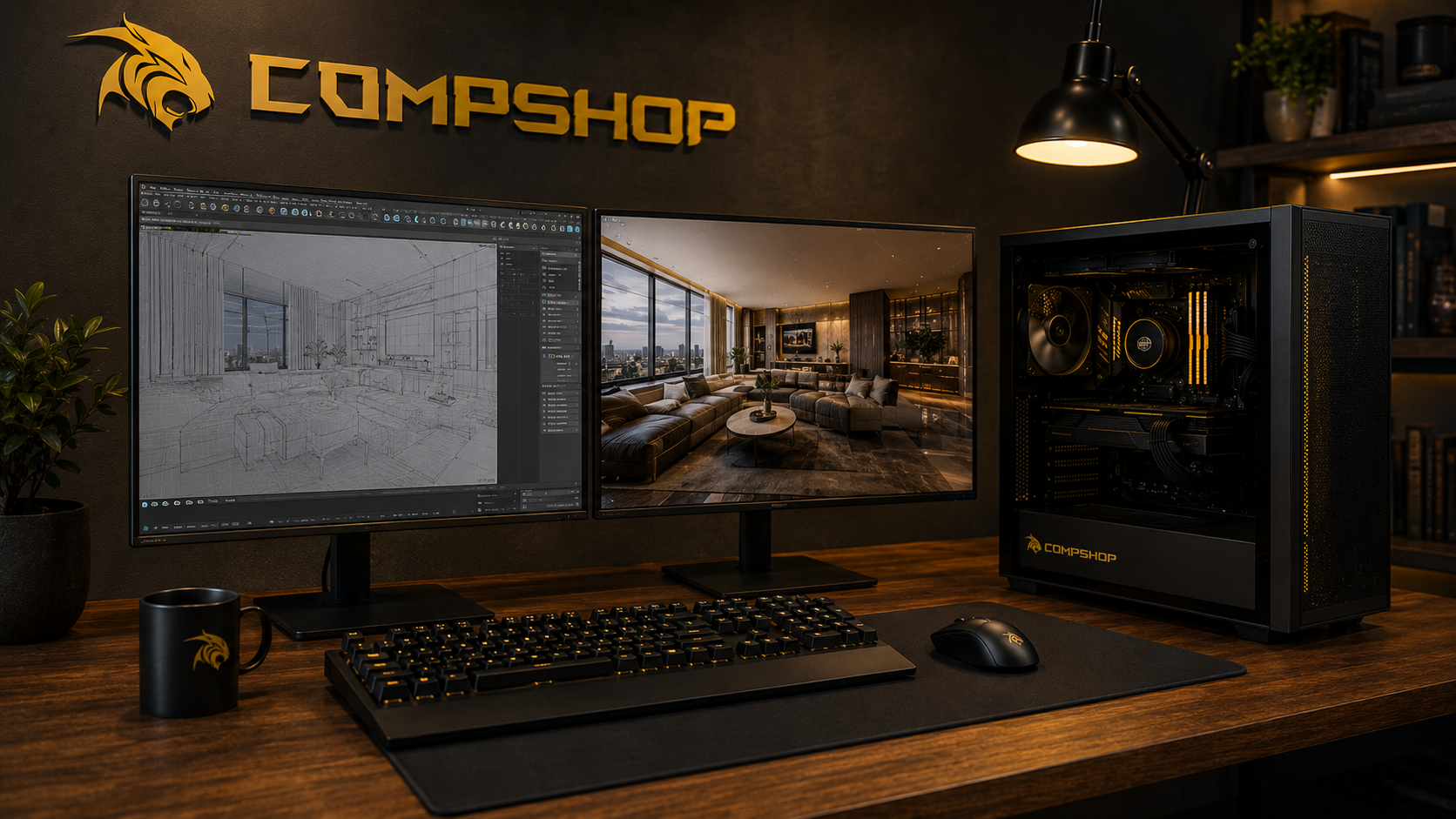 Рабочая станция CompShop для 3ds Max и Corona Renderer