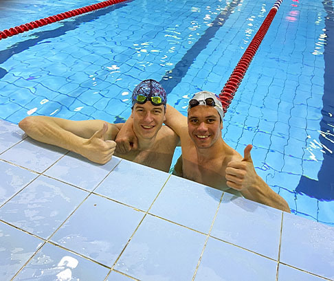 Результат обучения в школе плавания