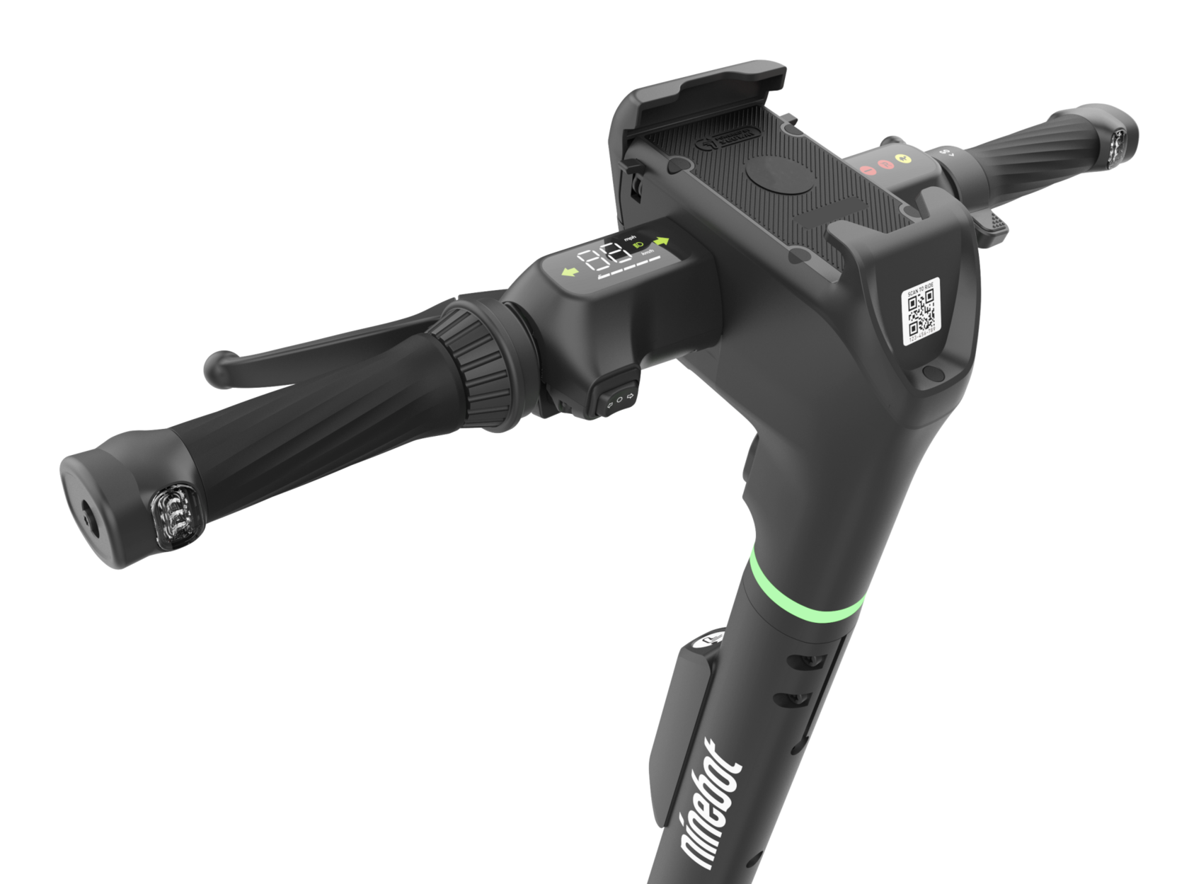 Ninebot S90L — панель управления с разделённым дизайном