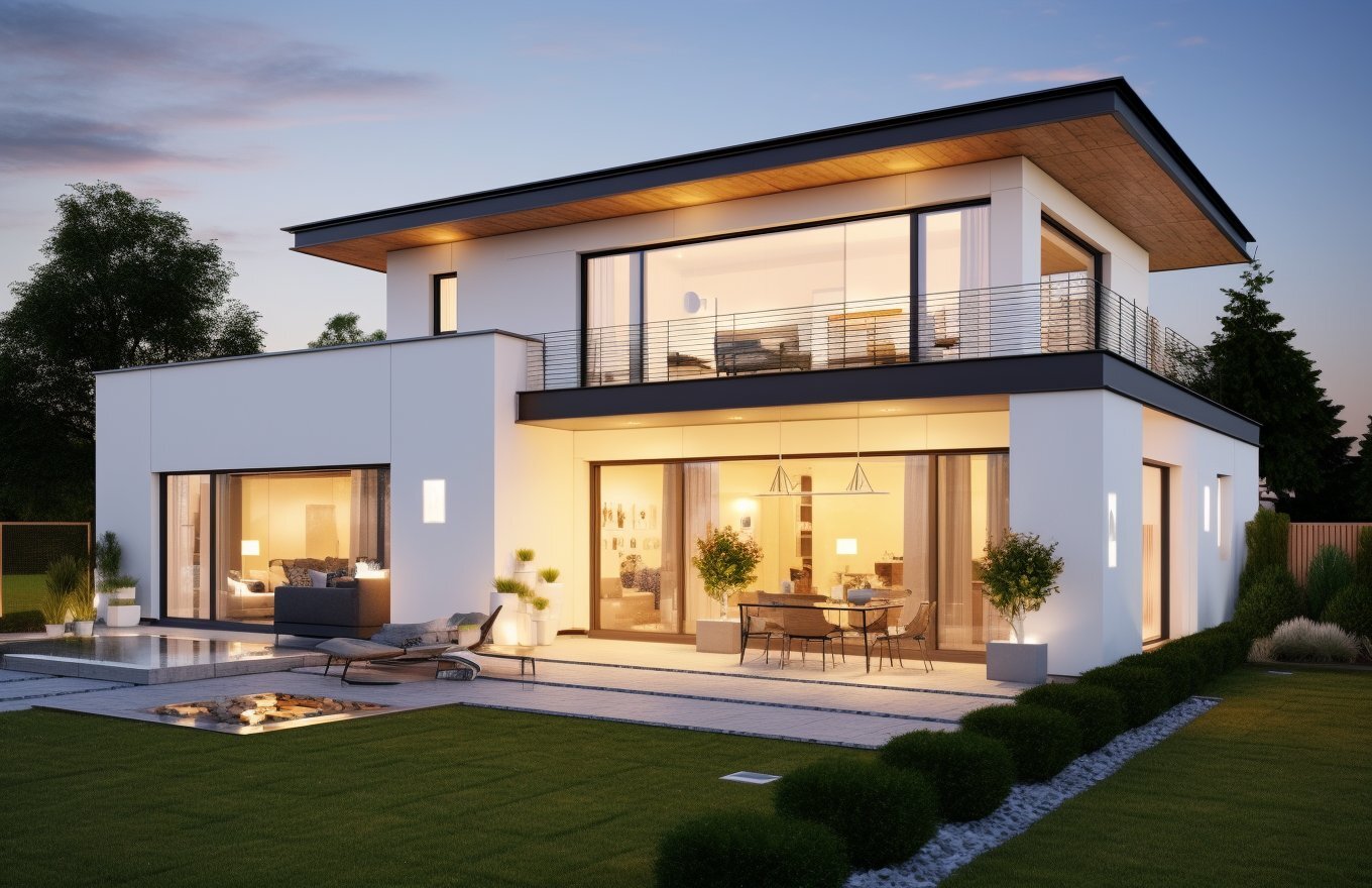 дом в стиле модерн