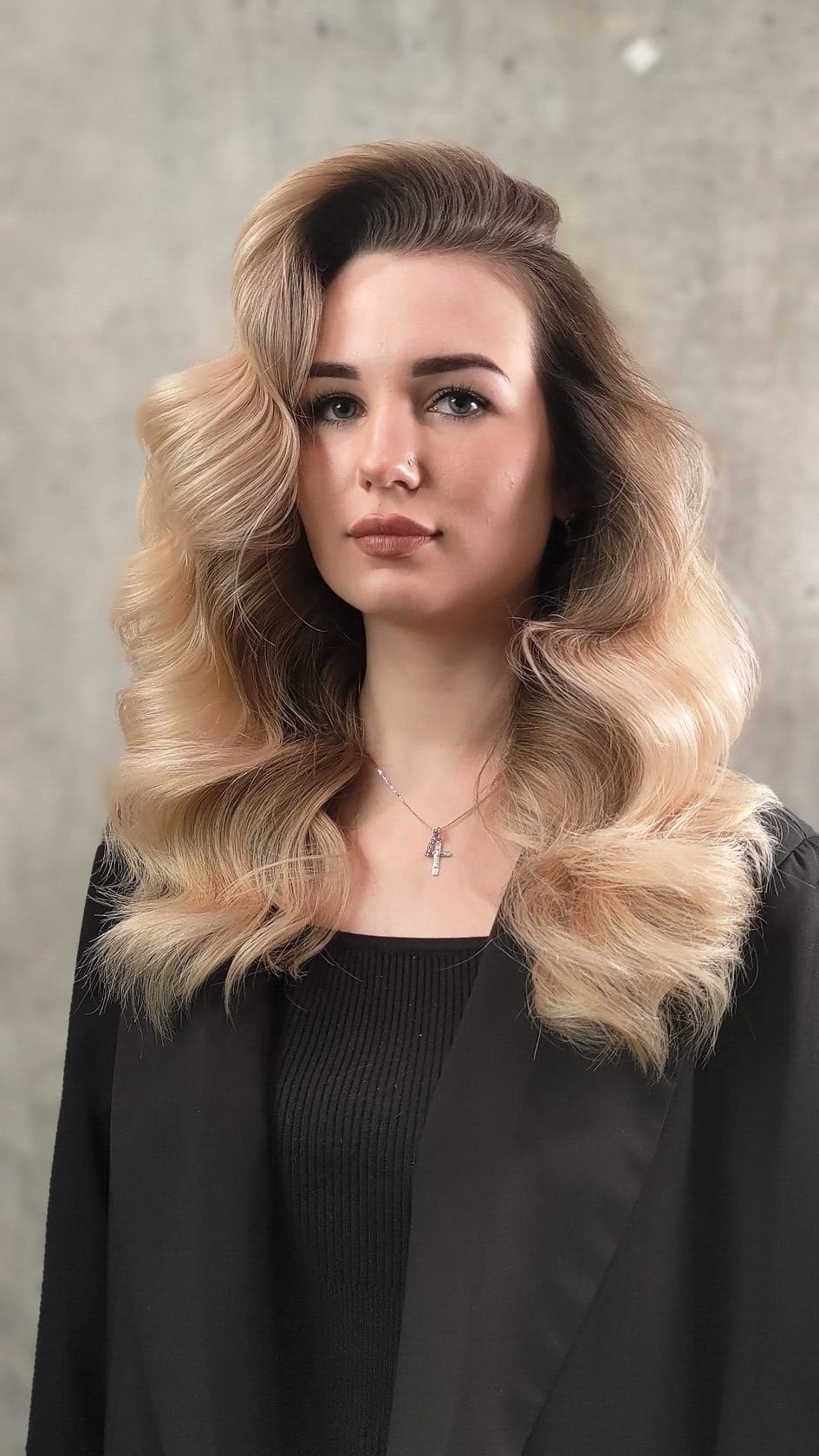 Блонд для длинных волос