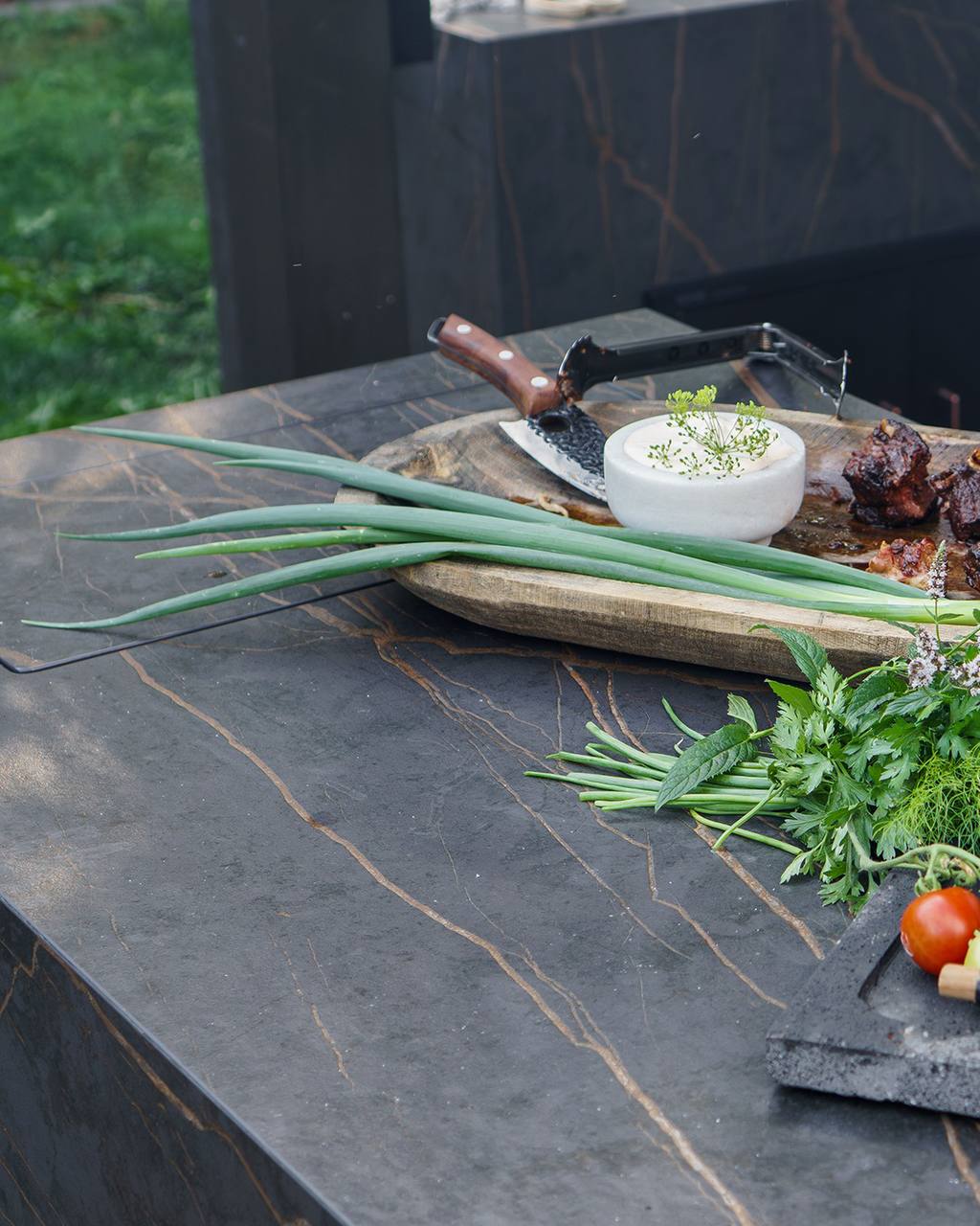 дектон для мебели на террасе