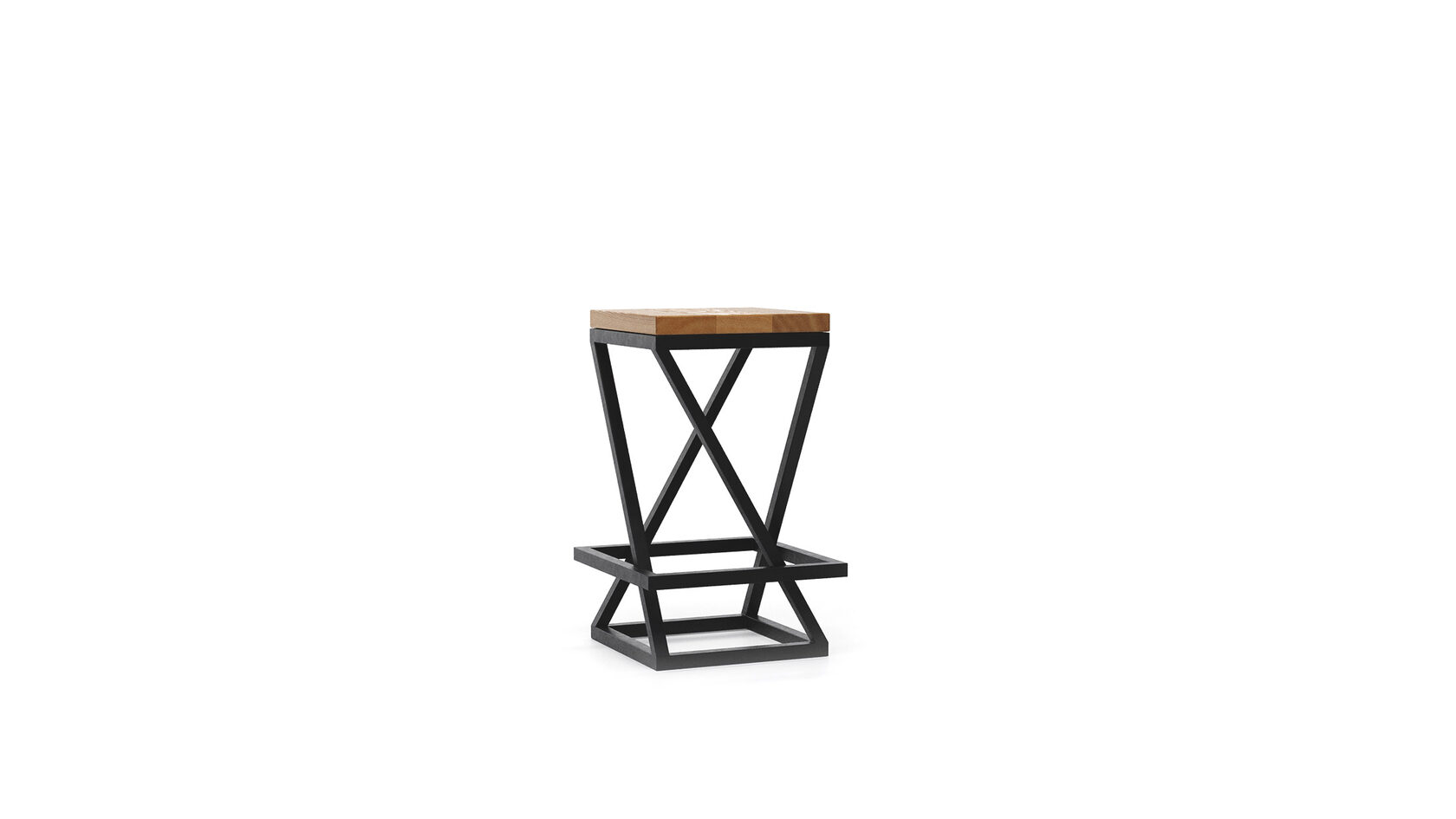 Современный стул Скагерн в стиле лофт ▪ модель lofcha083 ▪ топ из массива дерева ▪ вид сверху