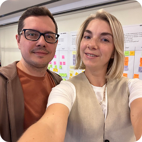 Oleg Egorov and Alexandra Baptizmanskaya