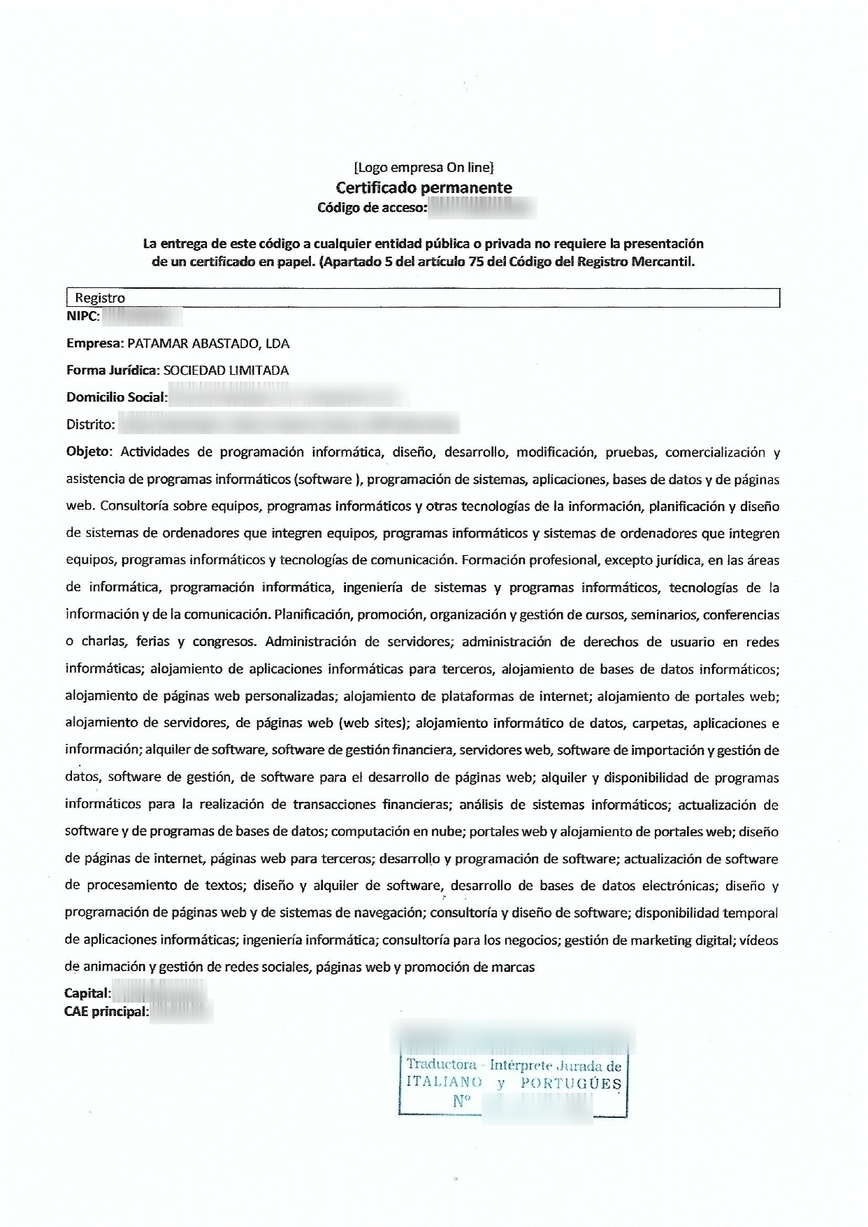Присяжный перевод с португальского на испанский язык