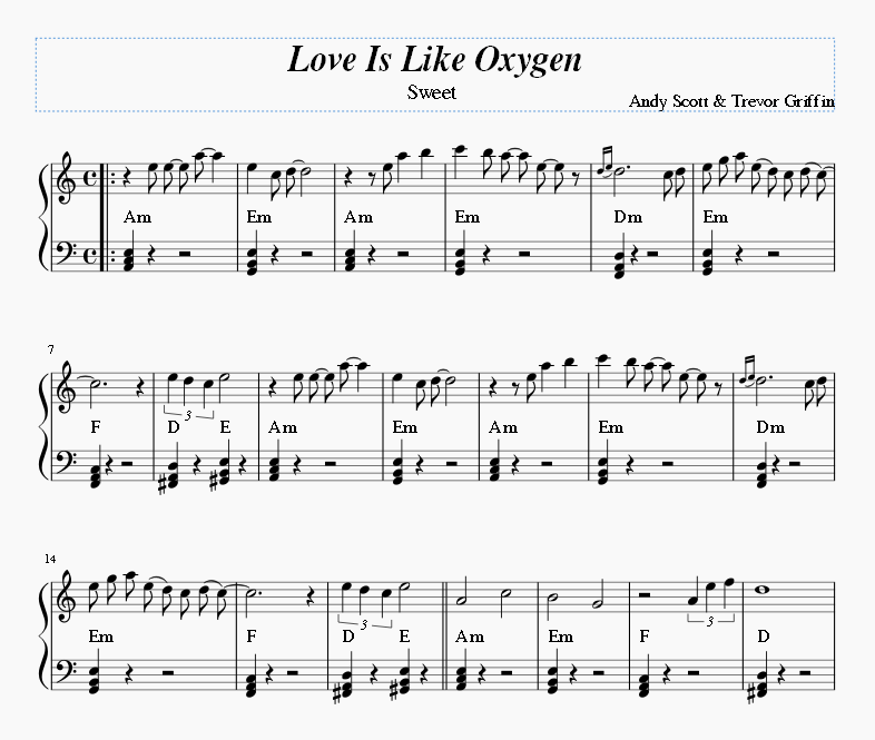 Love Is Like Oxygen