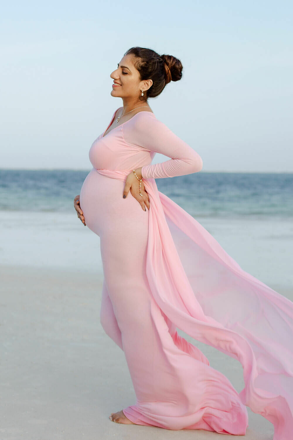 Capturing the Beauty of Motherhood: Maternity Photography on Mombasa's Jumeirah Beach