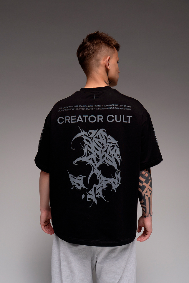 ФУТБОЛКА CREATOR CULT BLACK — Phantom