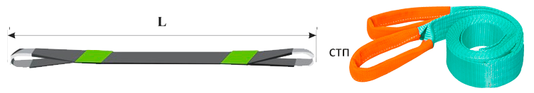 Стропы ленточные текстильные (СТП, СТК) в наличии купить в СПб ...