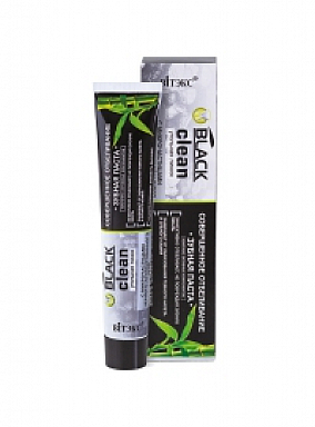 Зубная паста "Совершенное отбеливание" с микрочастицами черного ...