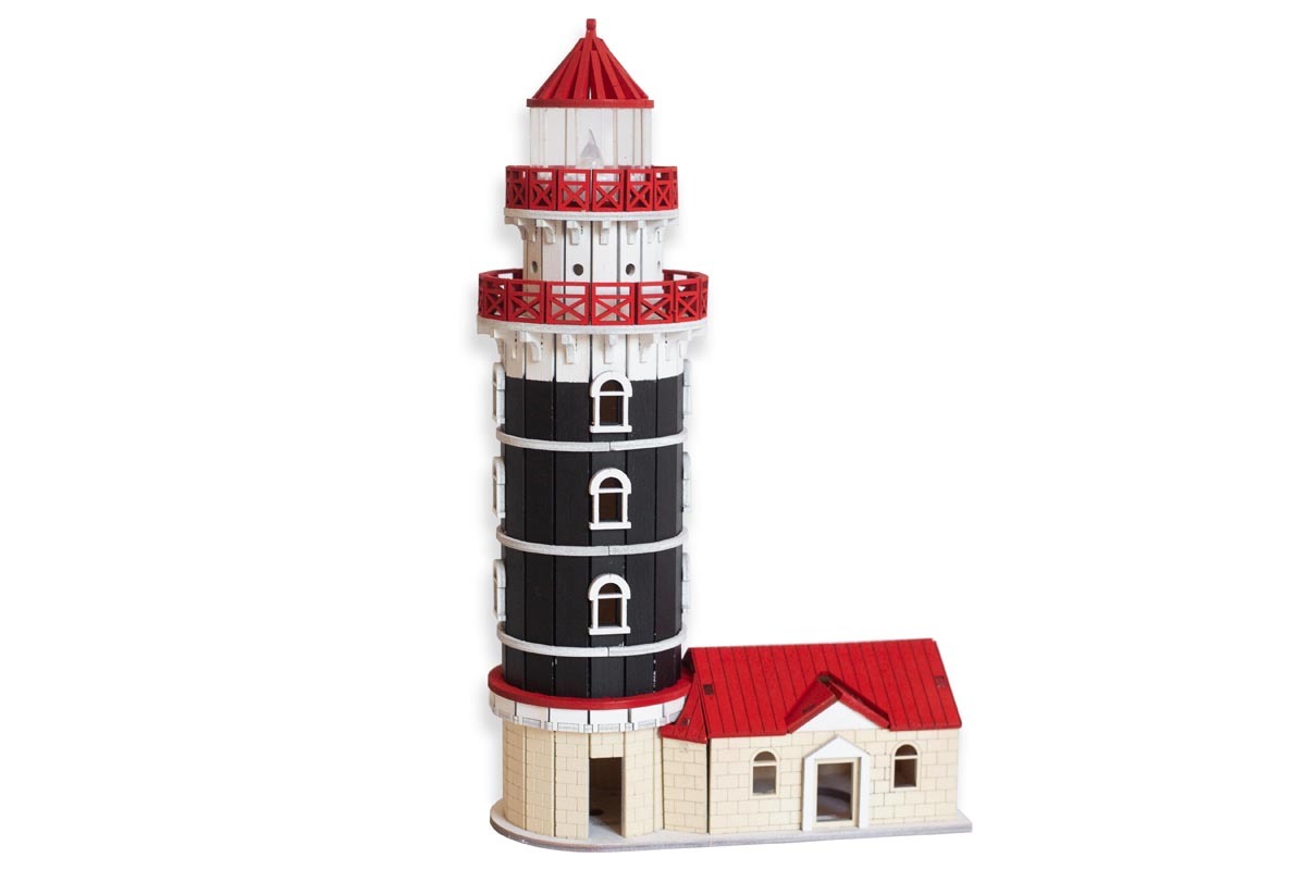 Маяк в посёлке Турка (озеро Байкал, Россия) в масштабе 1:81 (GOGOL SHOP)