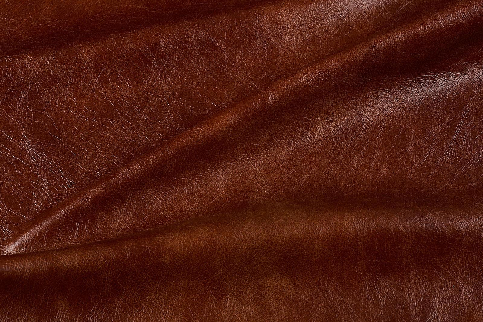 Экокожа Ranch, коричневая с антик-эффектом, для перетяжки дивана в Красноярске