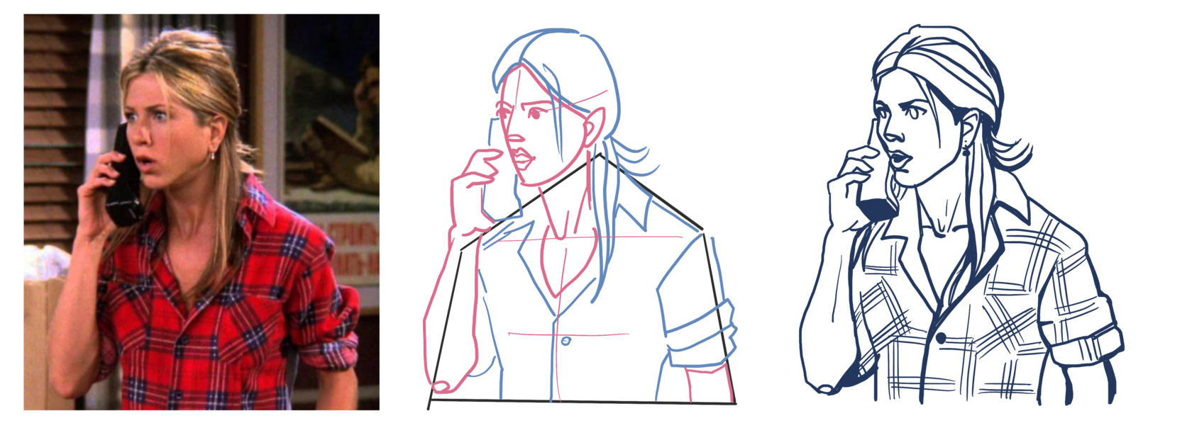 How to draw character poses