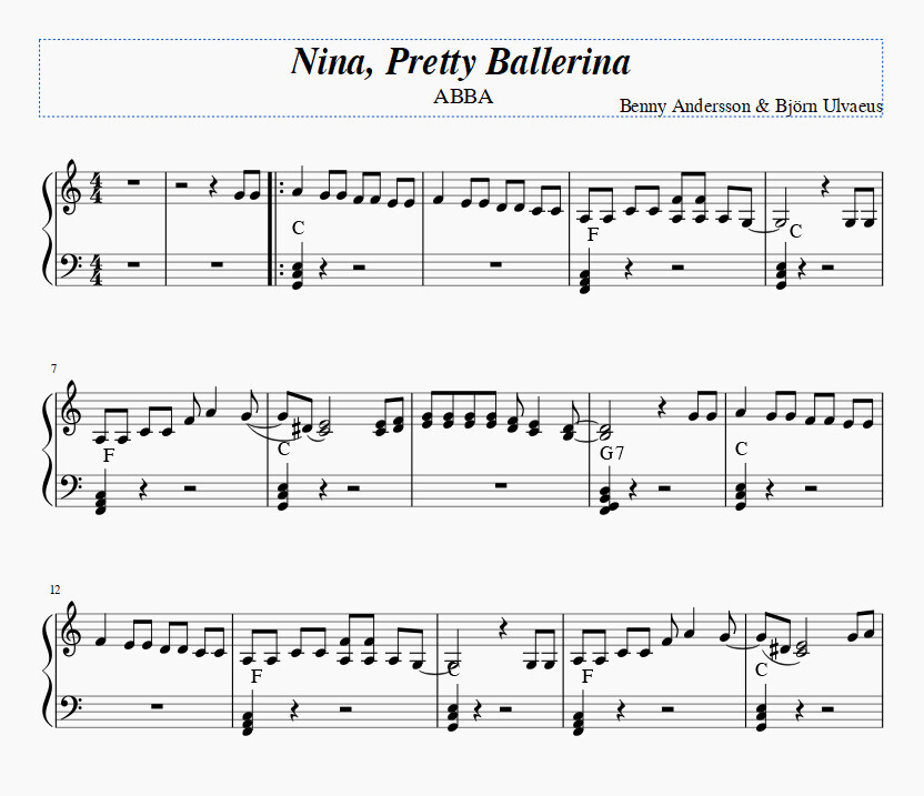 Nina, Pretty Ballerina