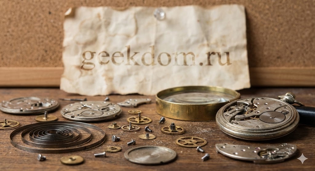 Ремонт старинных часов верстак часового мастера