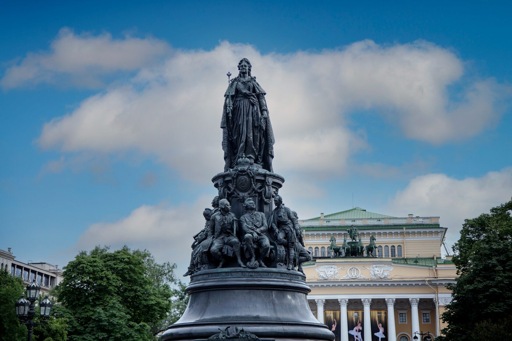 Памятник Екатерине II, Россия, Санкт-Петербург, Островского площадь