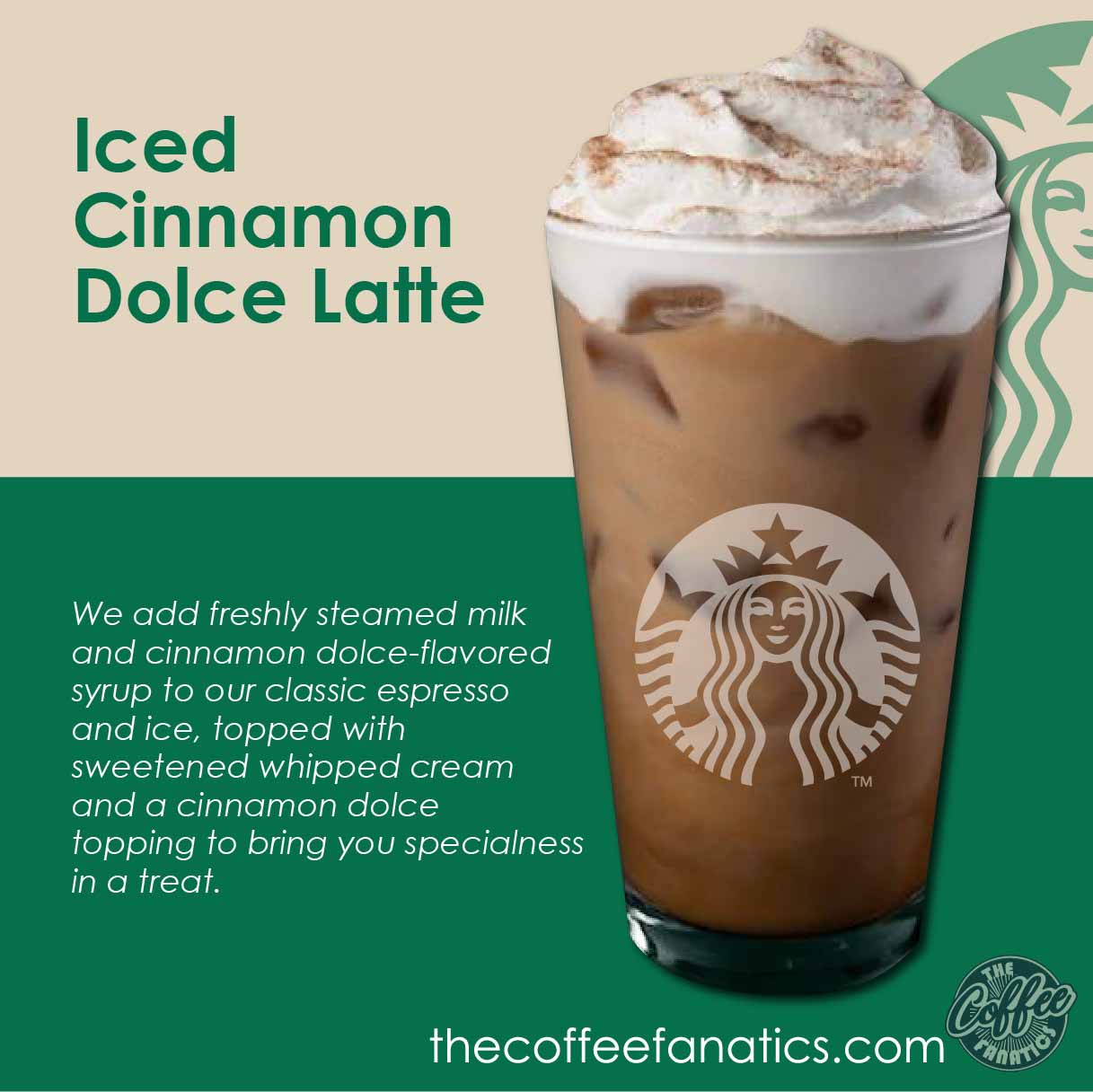 Iced cinnamon dolce latte review