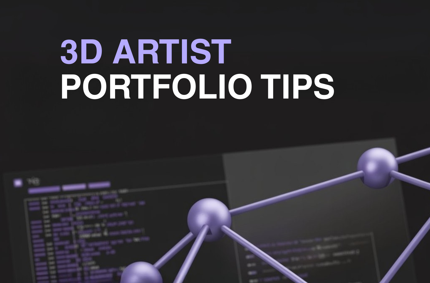 3D-artist-portfolio-tips