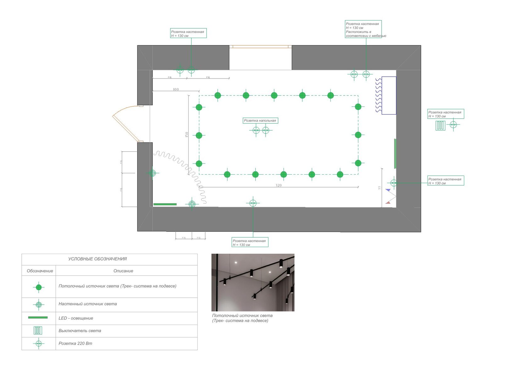 VEDI + VICI electrical plan