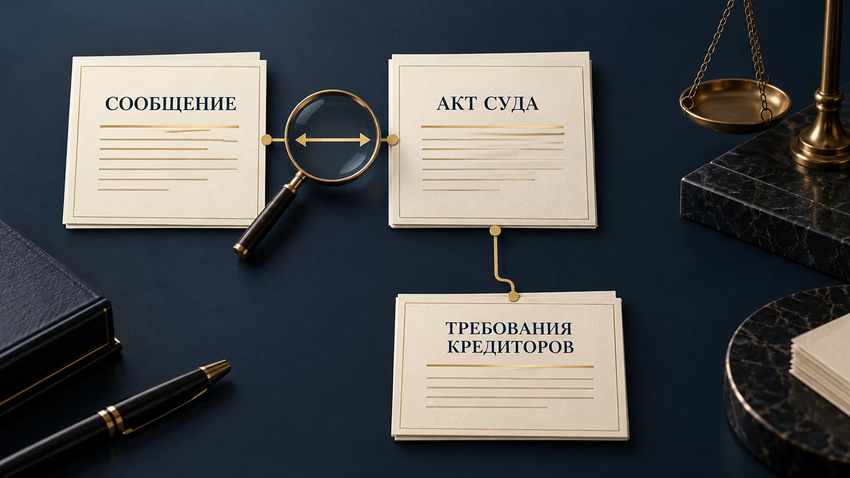 Схема проверки публикации через судебный акт с отдельным обозначением реестра требований кредиторов
