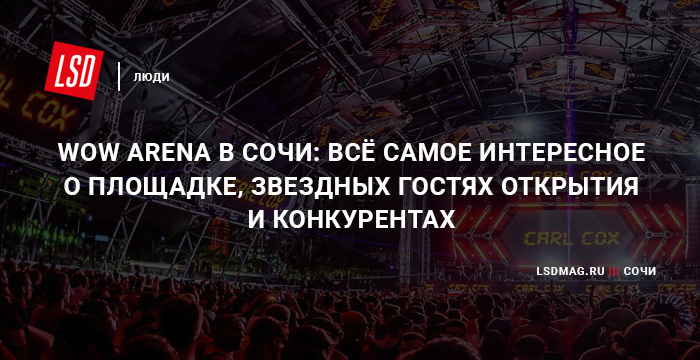 Red arena красная поляна схема зала