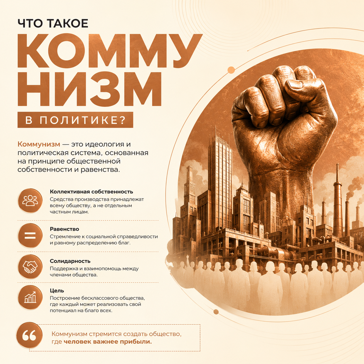 Коммунизм: определение история и современное значение
