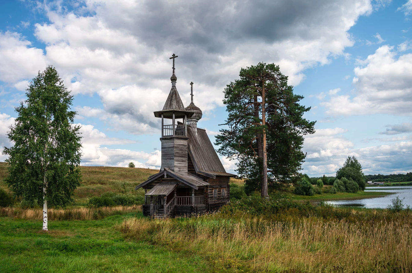 Кенозерский парк. Кенозеро Архангельской области. Кенозеро Каргополь. Кенозерье Карелия. Церковь Параскевы пятницы 1805 г. деревня Ивановская. Кенозерье.