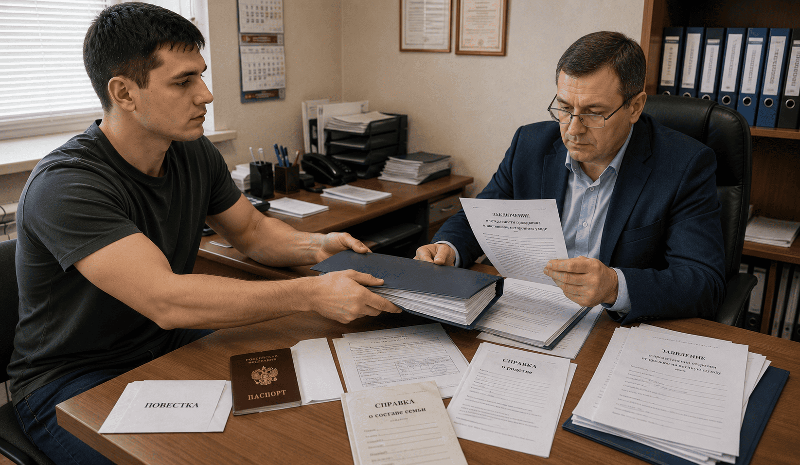 Комплект документов: заключение МСЭ, свидетельства о рождении, справка о составе семьи