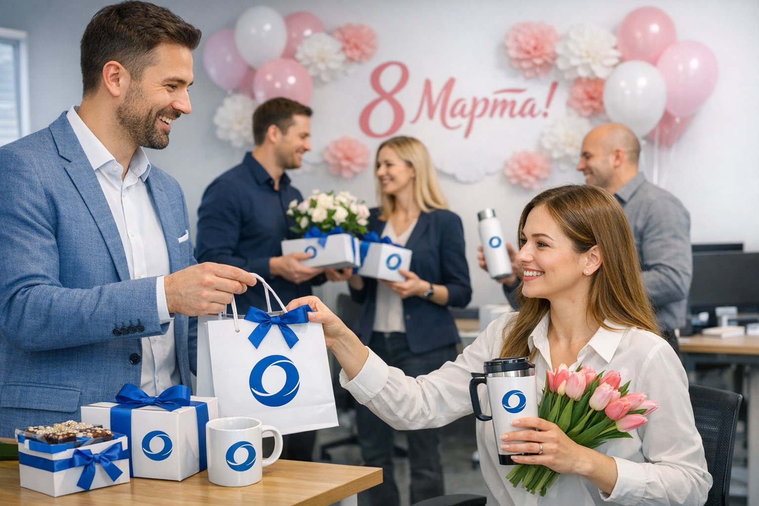 Подарки на 23 февраля и 8 марта с логотипом для бизнеса в Калининграде