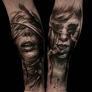 Dark side tattoo