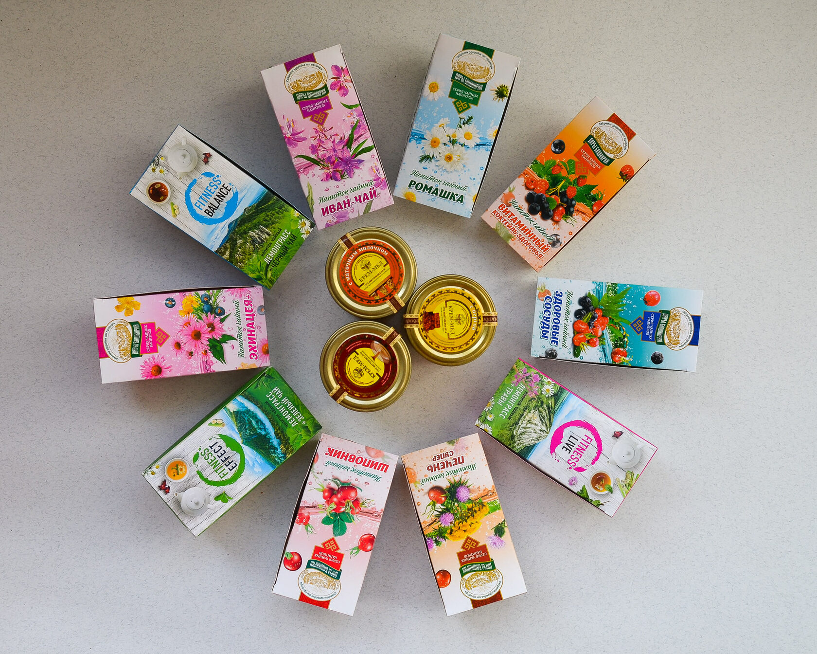 Башкирский мед, чай, пчелиные продукты