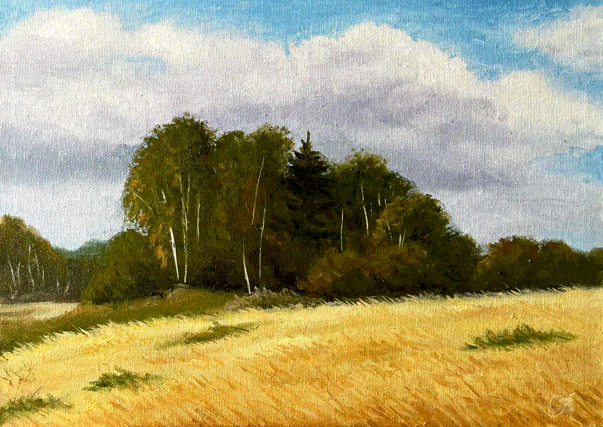 Картина на заказ &quot;Ранняя осень&quot; от художника Ольги Васильковой