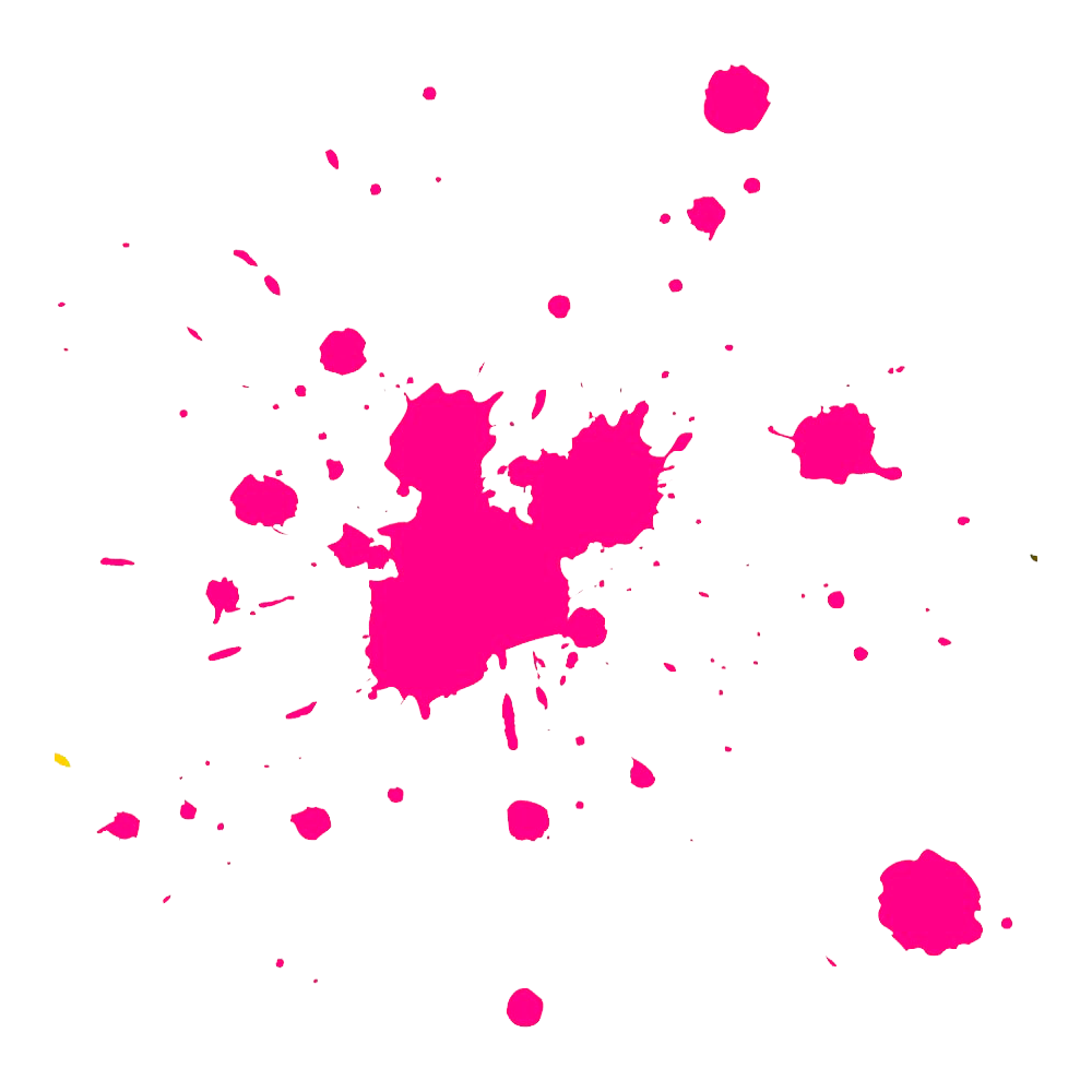 Брызги краски. Розовая Клякса. Пятна краски на белом фоне. Брызги краски на белом фоне.