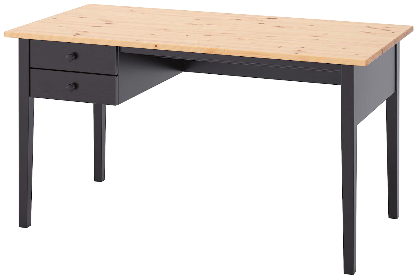 ИКЕА письменный стол Аркельсторп, ШхГхВ: 140х70х74 см, цвет: черный