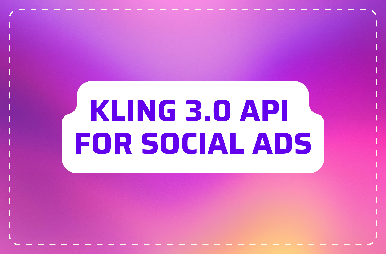 Kling 3.0 API: Scaling High-Converting Social Ads on a Solo-Founder Budget