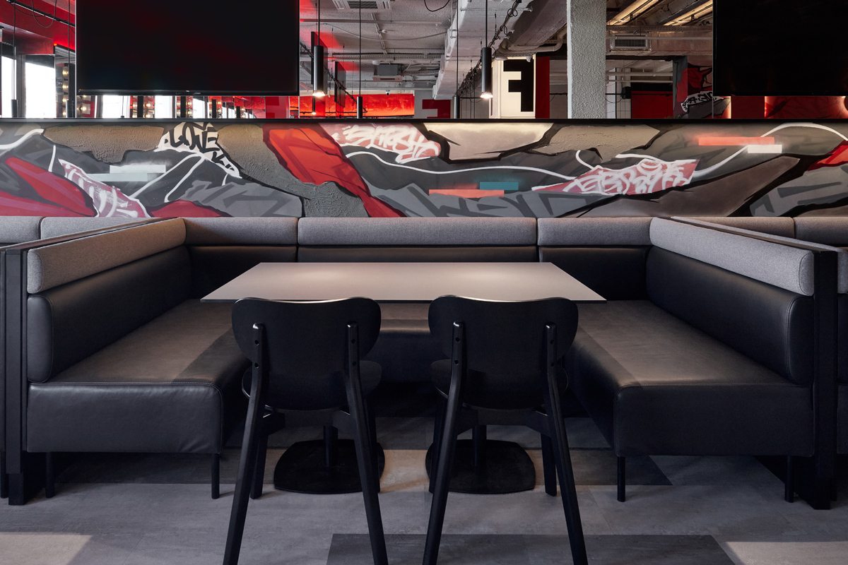 интерьер заведения фотосъемка столов