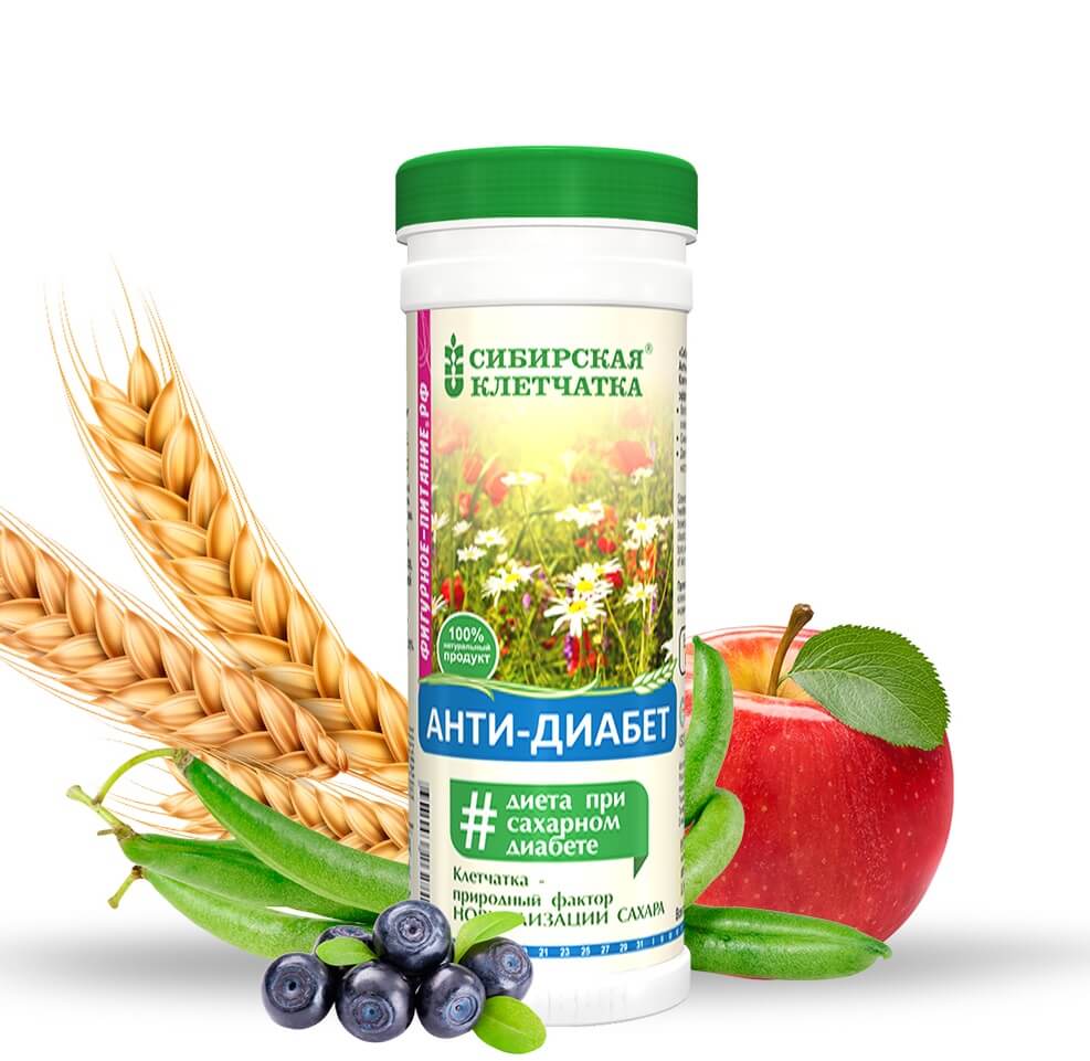 Сибирская Клетчатка Анти-диабет 170 гр