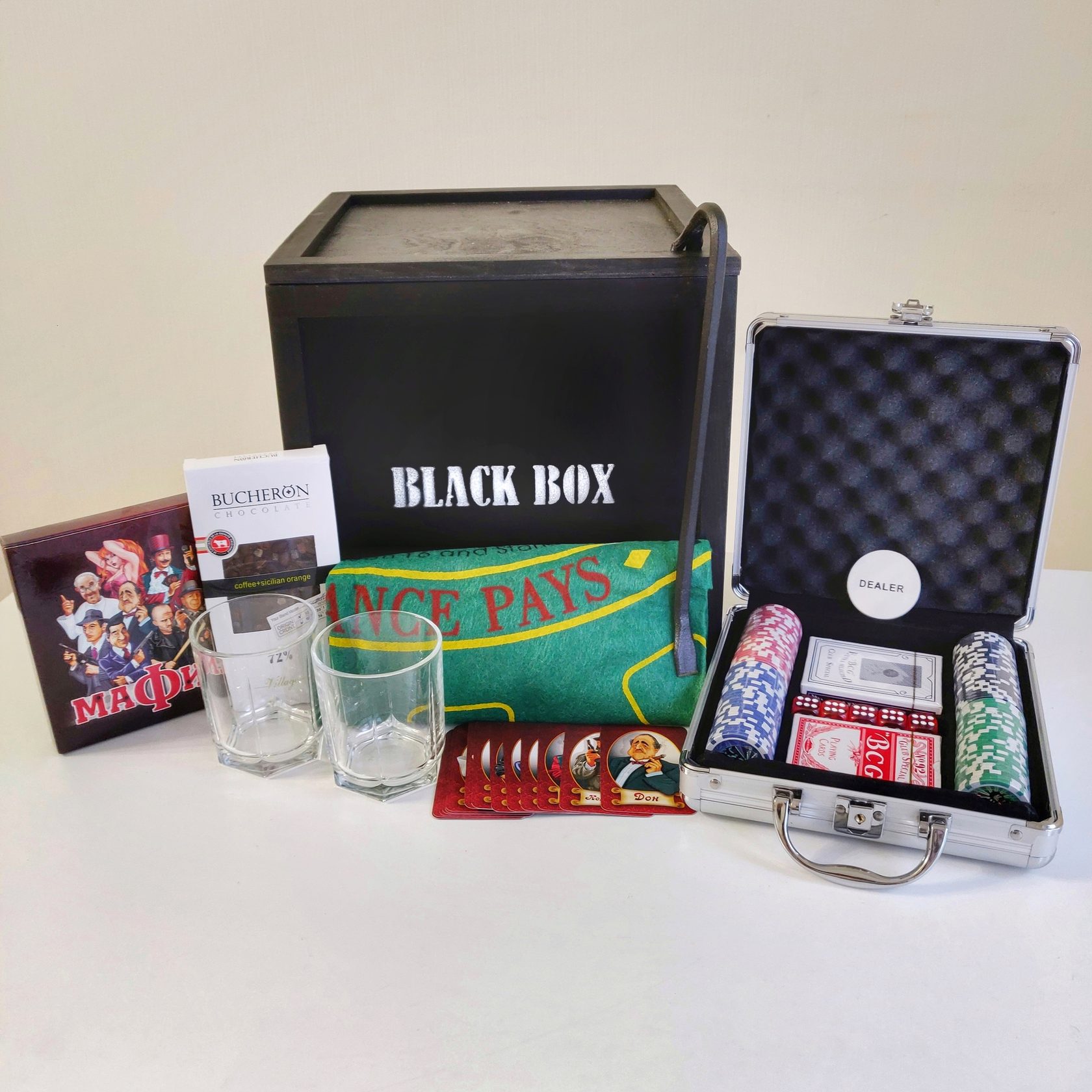 Лучшие game box. Подарочный набор &quot;покер box&quot;.