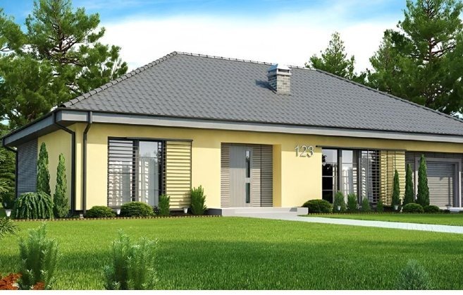Проект дома 156 м², 1 этаж