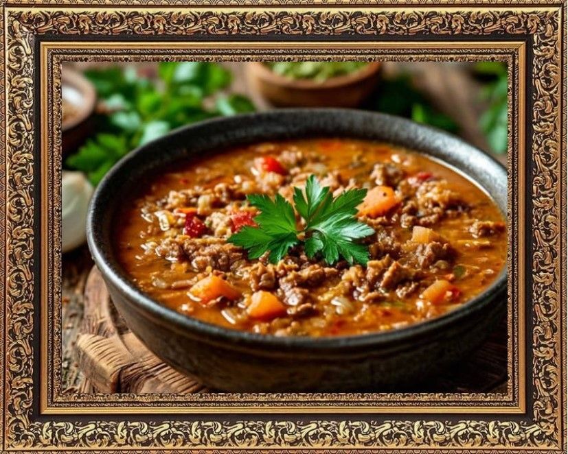 харчо с курицей и рисом