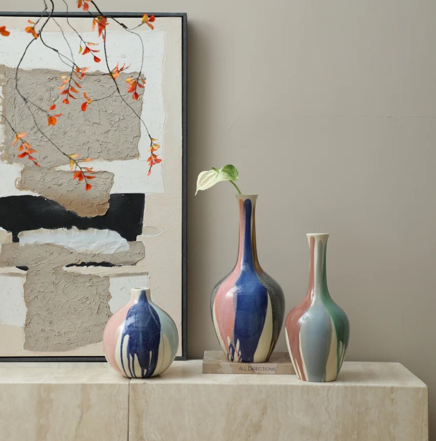 яркие вазы для интерьера из керамики