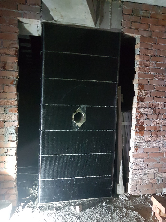 Усиление колонны углеволокном
