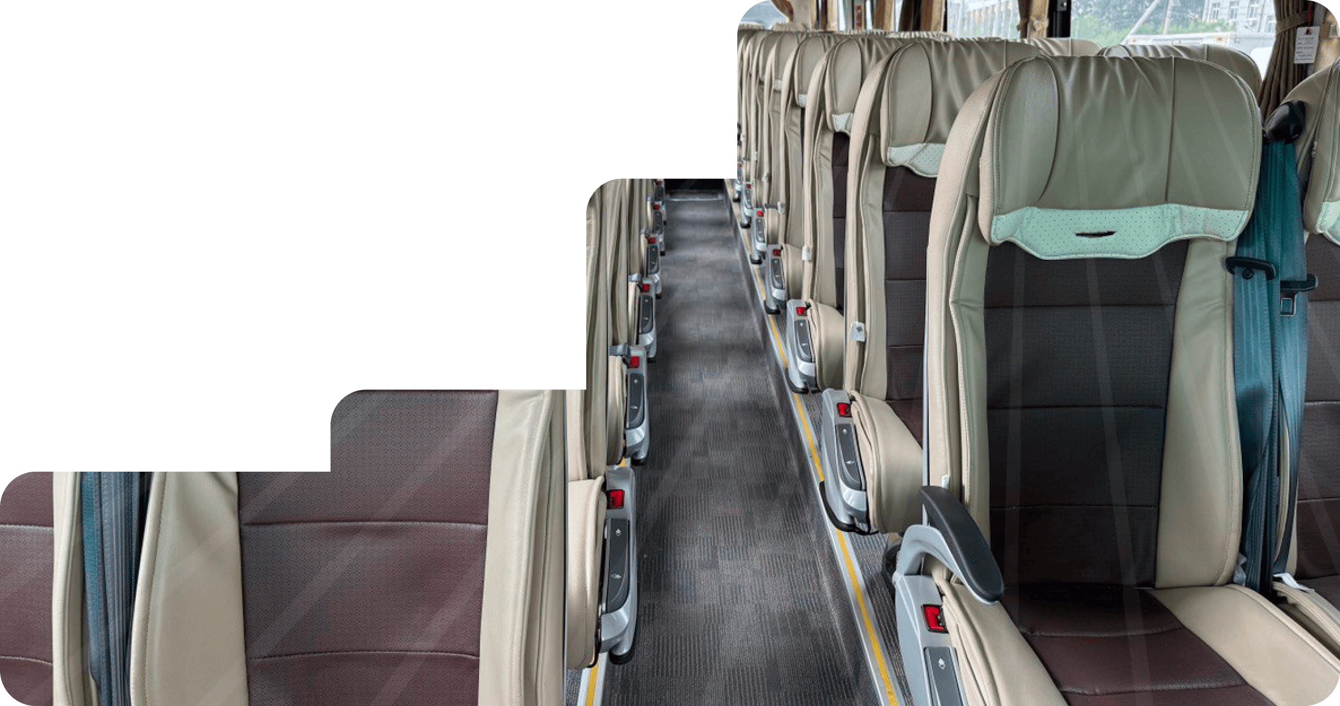 Интерьер автобуса FOTON в стиле бизнес-класса